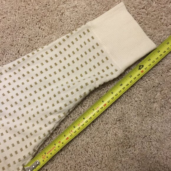 Jessica Cream and Gold 3/4 Sleeve Cardigan - Picture 6 of 10